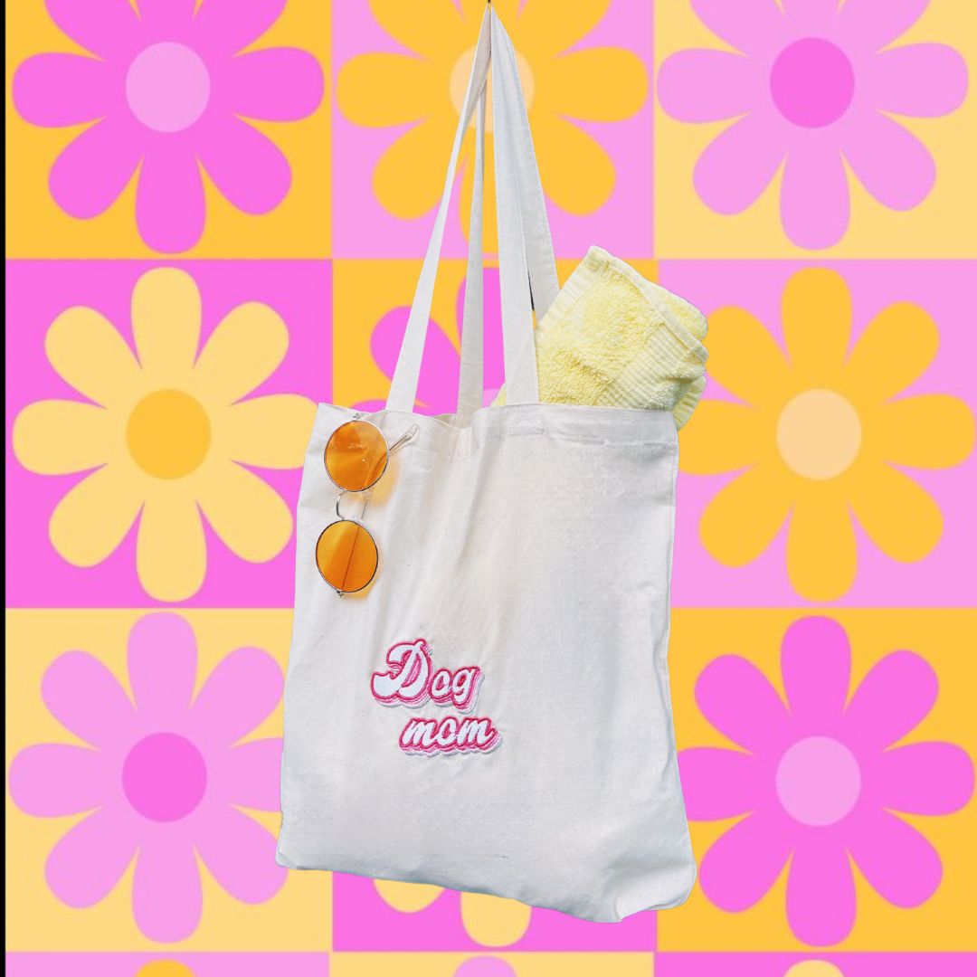 Dog Mom Tote Bag